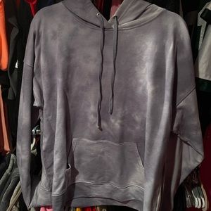 Brushed tie dye sweatshirt